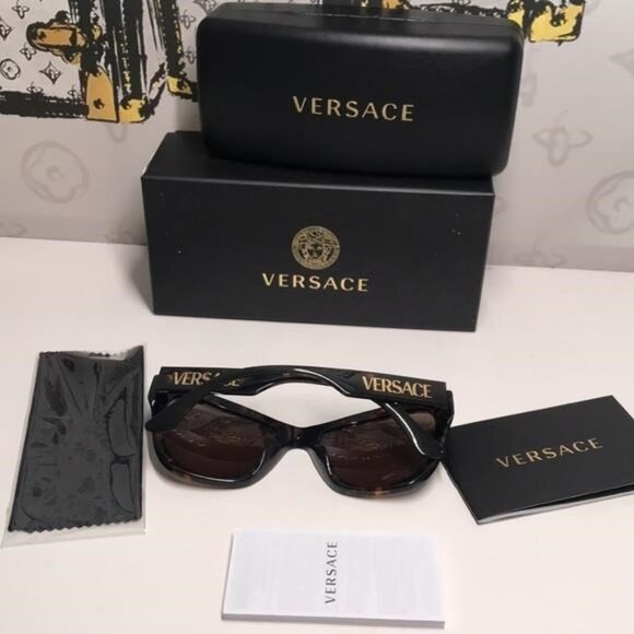 NEW Authentic Tortoise Shell Sunglasses VE4417-U - Picture 6 of 14